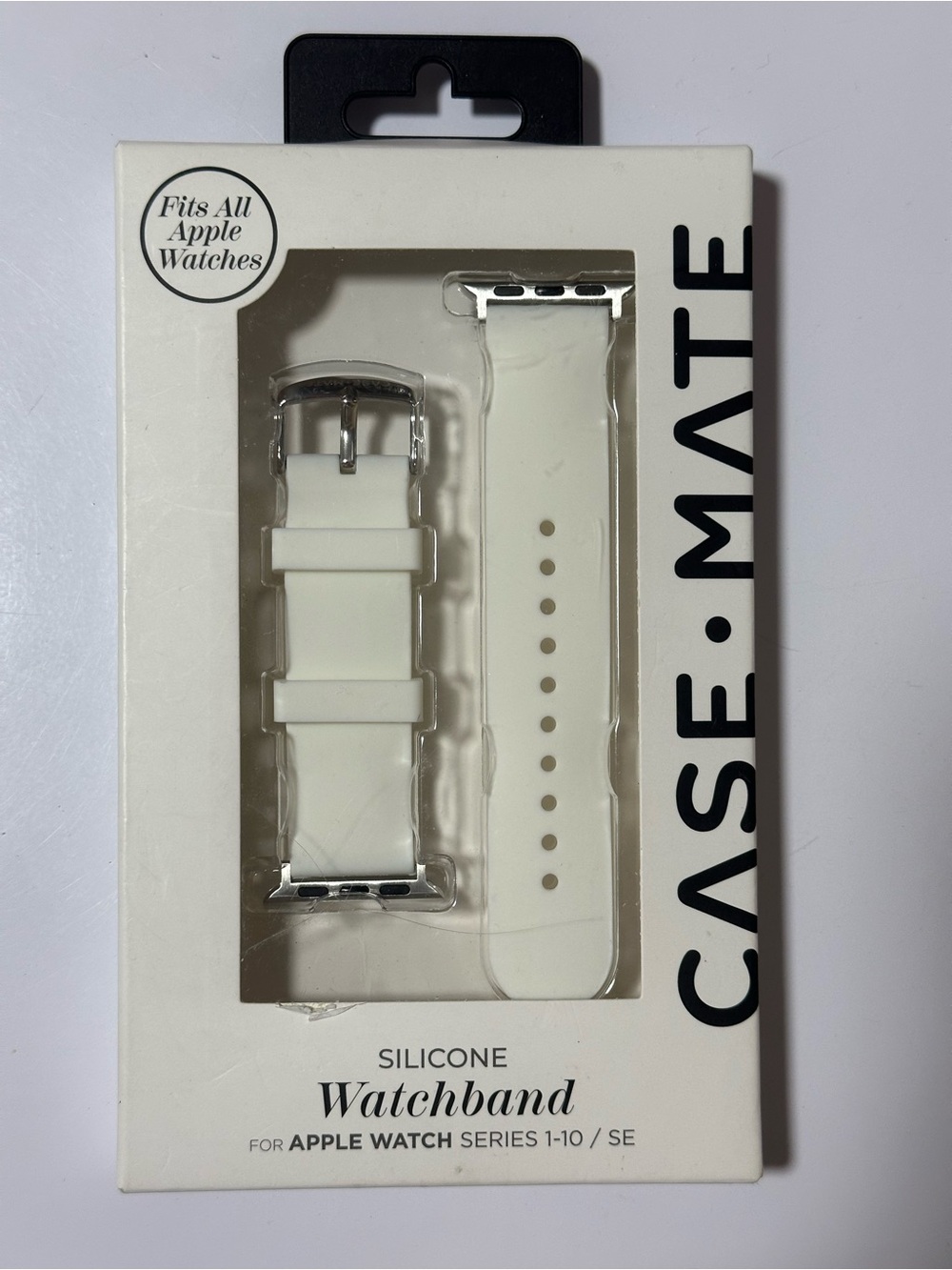 case-mate White Silicone Watchband for Apple Watch